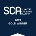 Summit Creative Awards Gold Winner ribbon